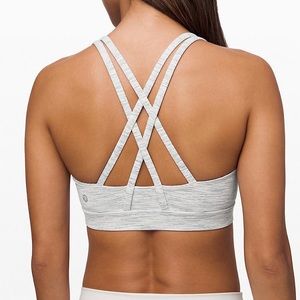 Lululemon Space Gray Original Energy Sports Bra
